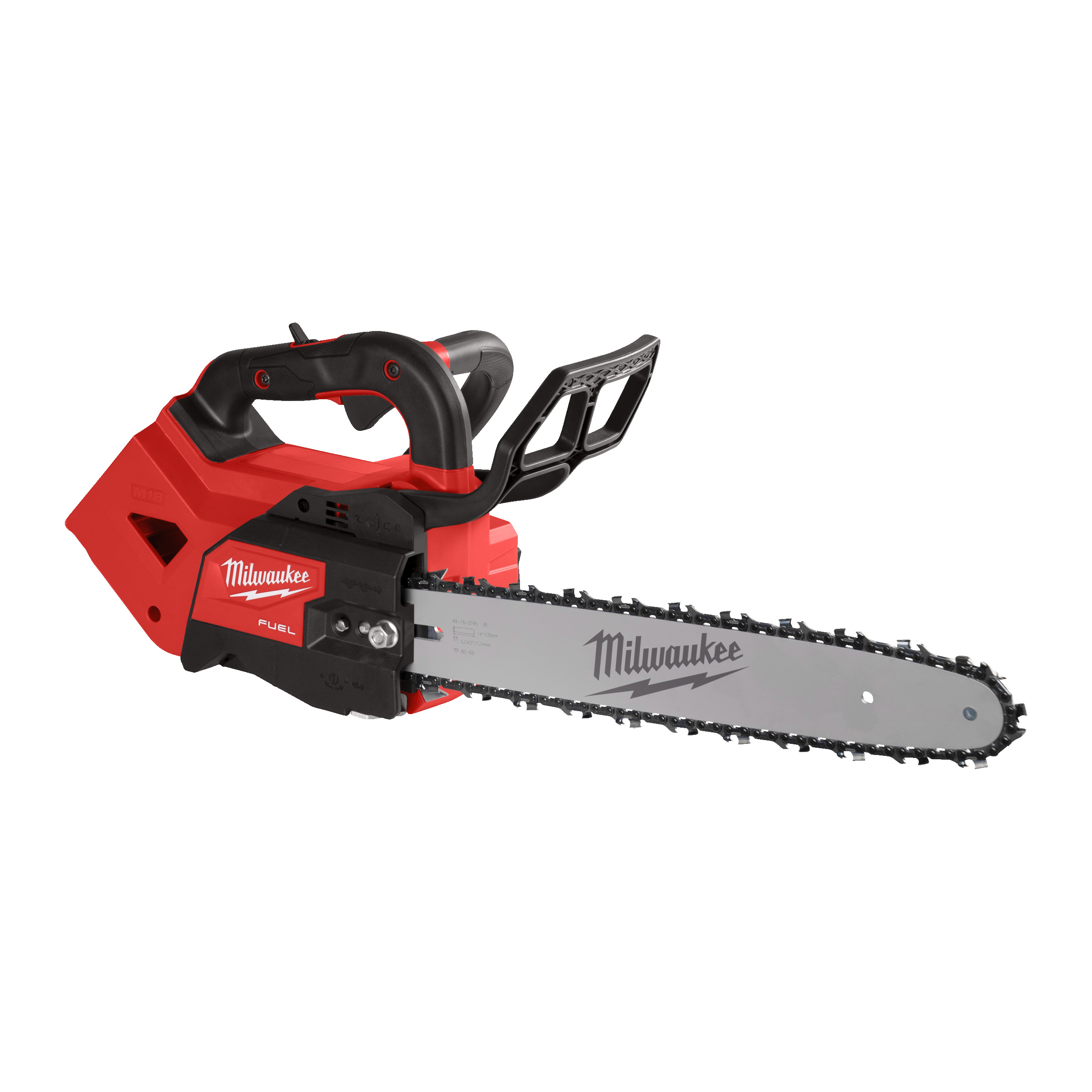 Milwaukee 4933479588 M18 FTHCHS35-0 FUEL™ Tophandle-Kettensäge 35 cm 18 V (ohne Akku und Ladegerät)