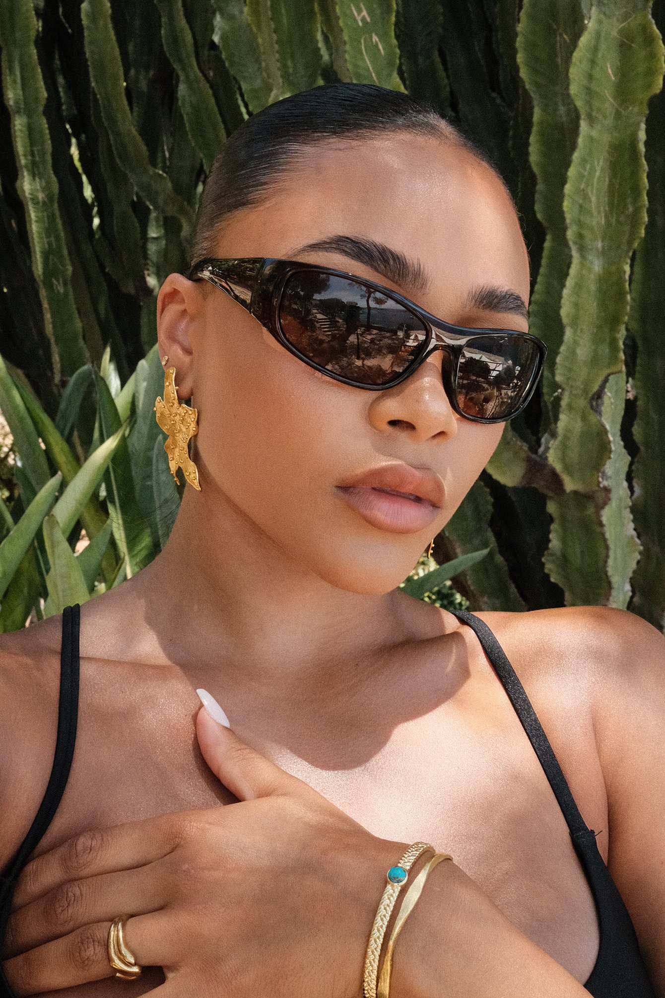 Schmale, sportliche Sonnenbrille