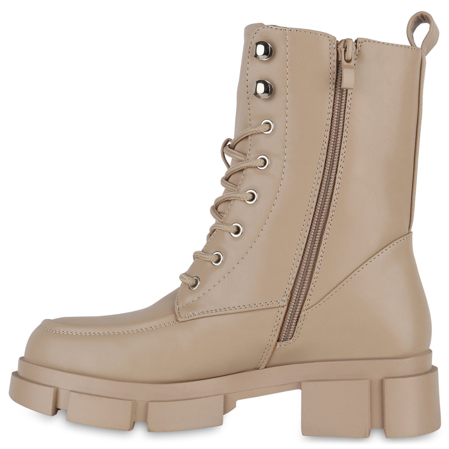 VAN HILL 839727 Schnürstiefelette Bequeme Schuhe