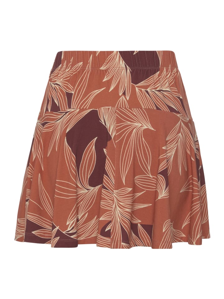 LASCANA Hosenrock in orange-aubergine bedruckt günstig kaufen