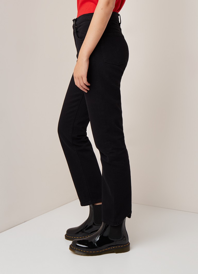 Jeans Levi's 501 a vita alta, gamba dritta e lunghezza cropped
