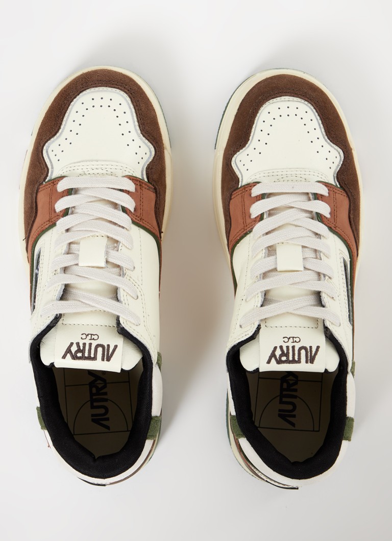 Autry CLC skinnsneaker med semsket skinndetaljer
