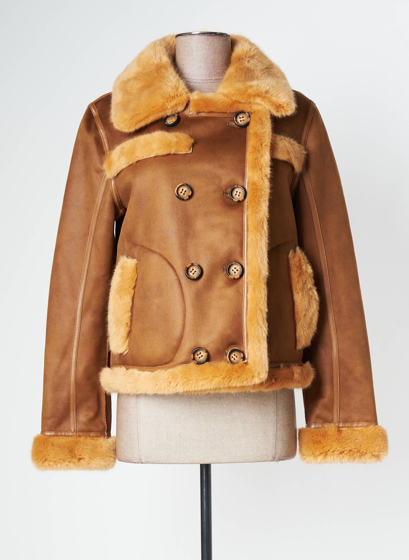 Urbancode Manteaux Courts Femme couleur marron