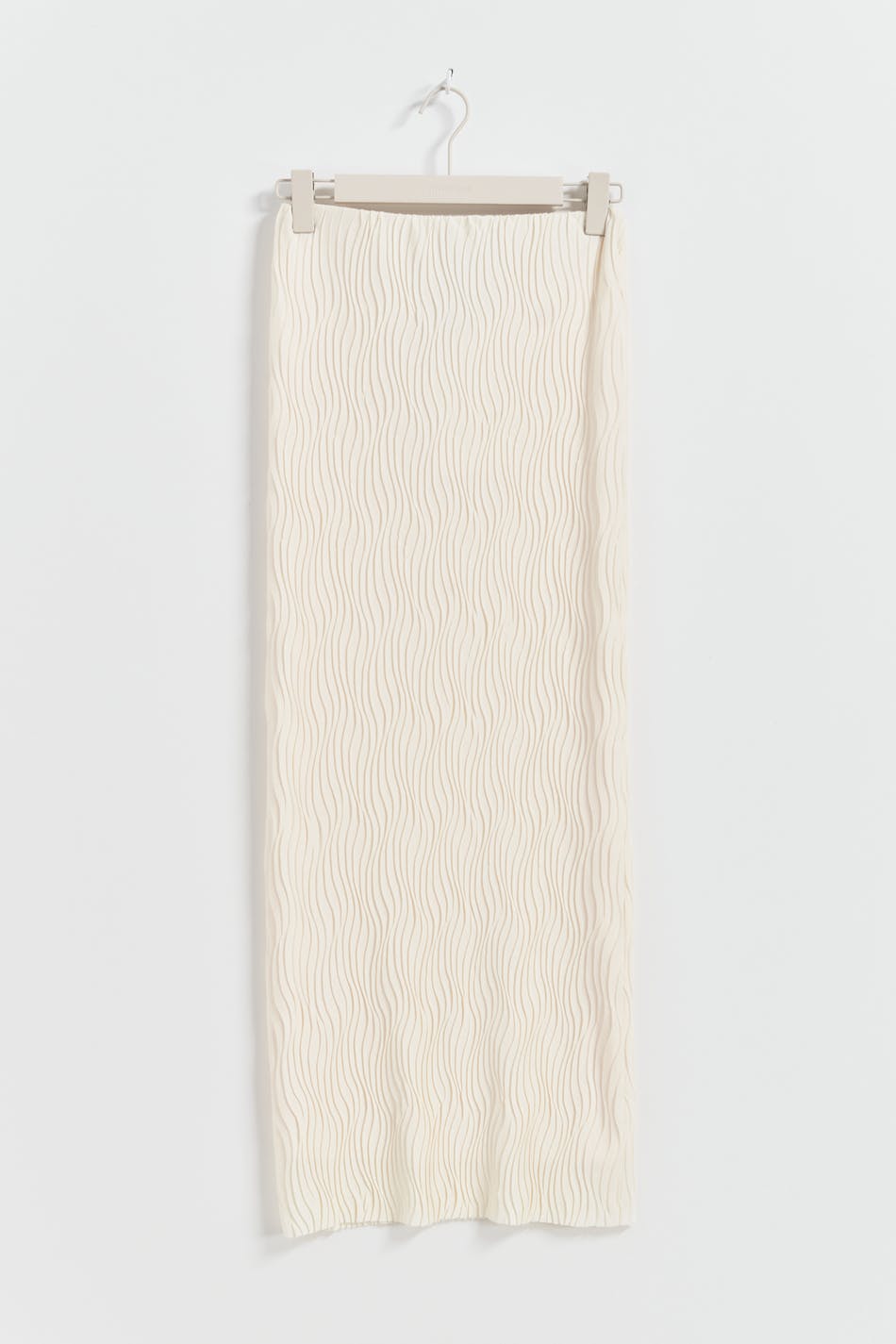 Pleated maxi skirt