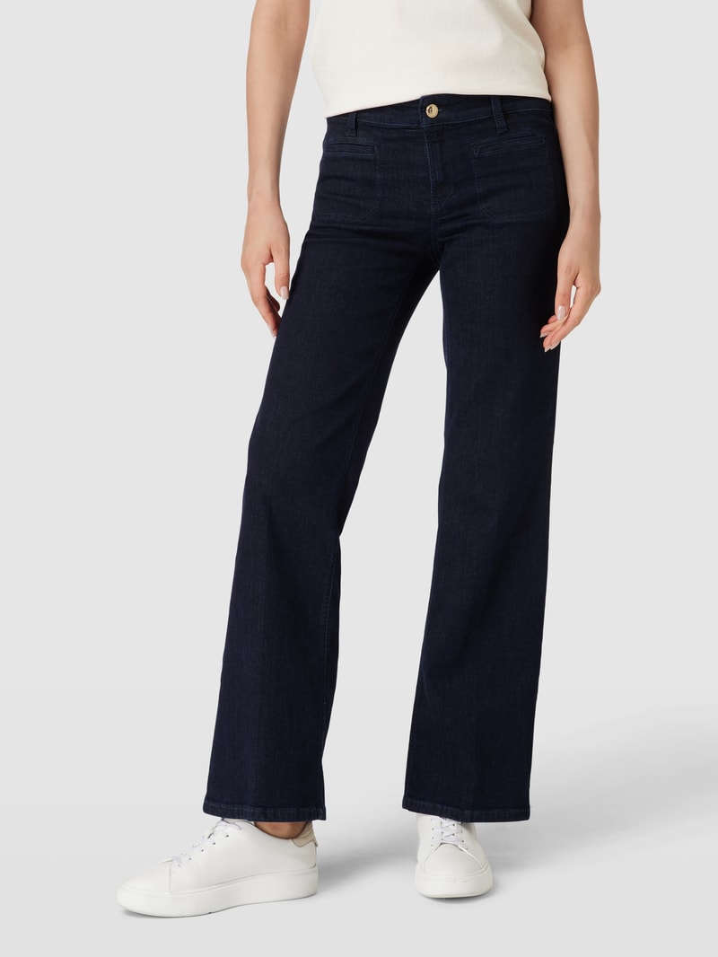 Jeans mit Eingrifftaschen Modell 'TESS' in dunkelblau