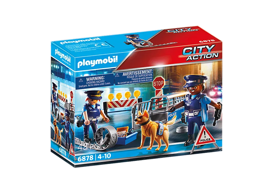 Polizei-Stra&szlig;ensperre