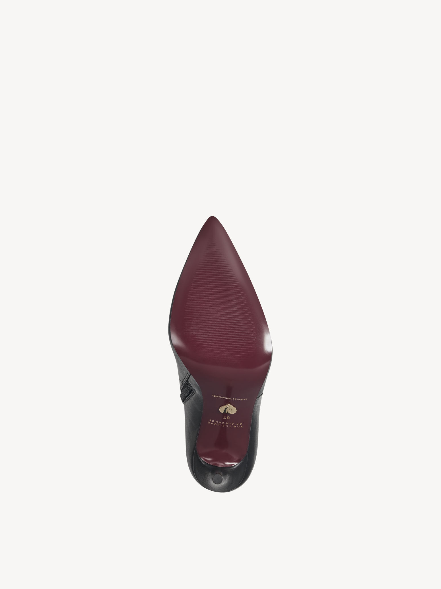Bottine en cuir - noir