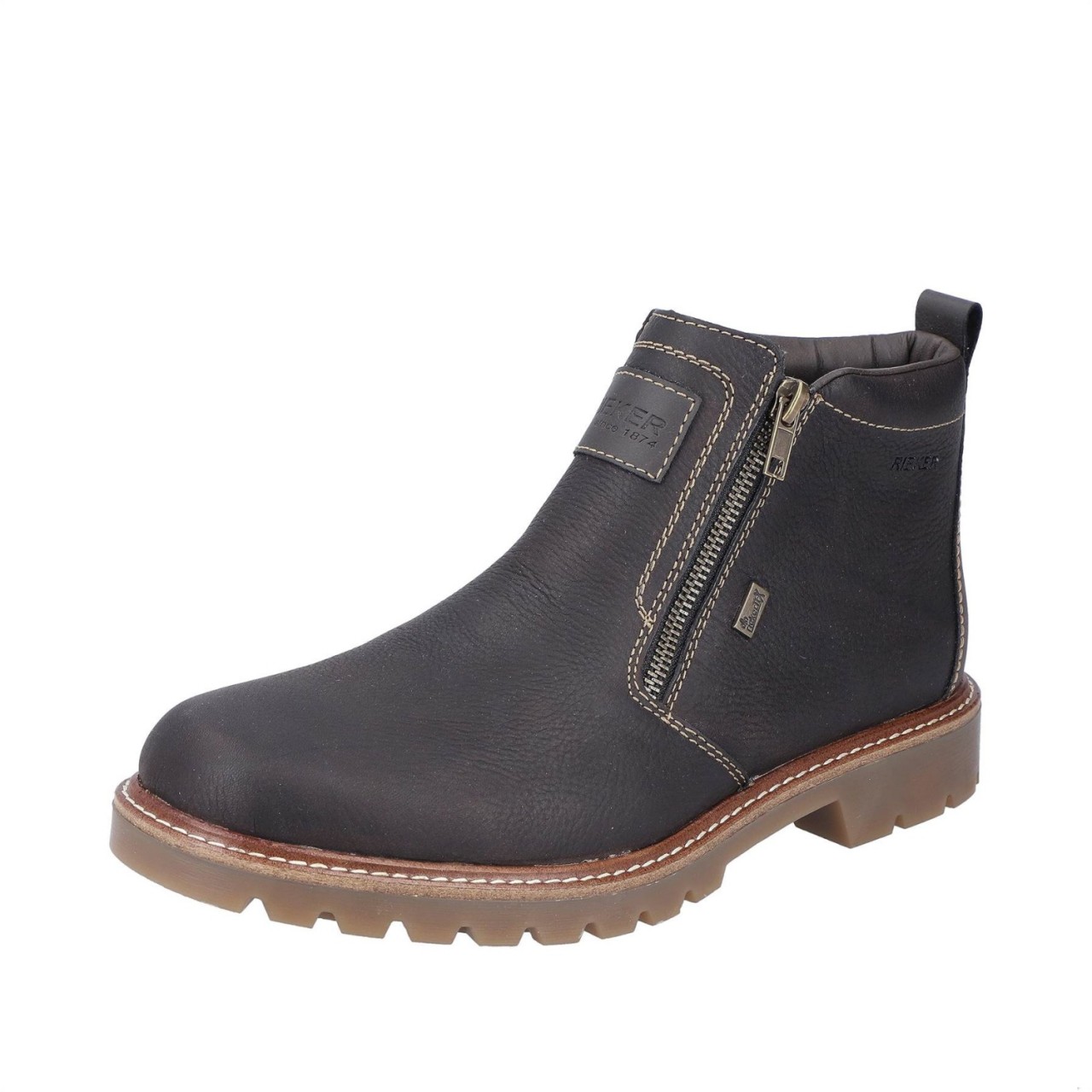 RIEKER Stiefeletten bunt Rieker - Herrenstiefel -  kastanie/moro