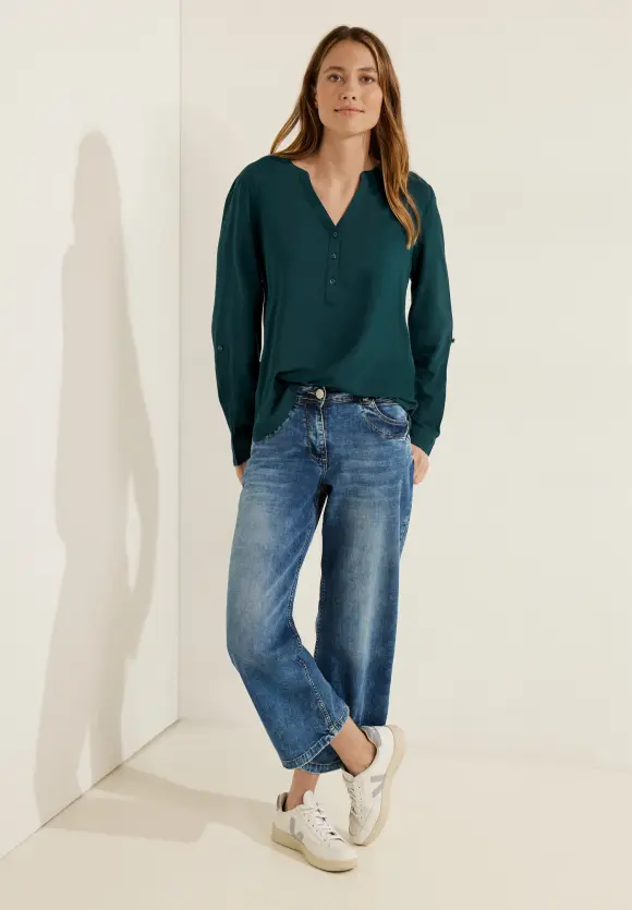 CECIL Bluse in Unifarbe