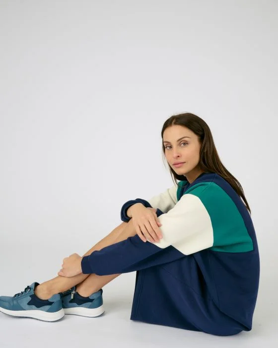 Robe sweat-shirt colorblock Thermolactyl