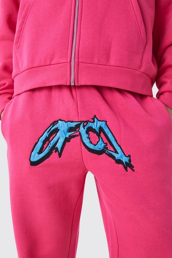 Lockere Ofcl Satin-Jogginghose