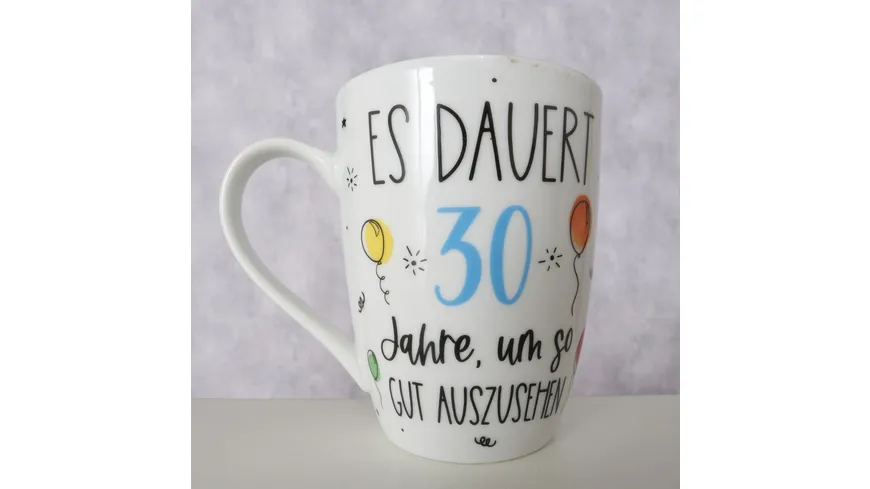 Boltze Tasse in Geschenkpackung 30.Geburtstag