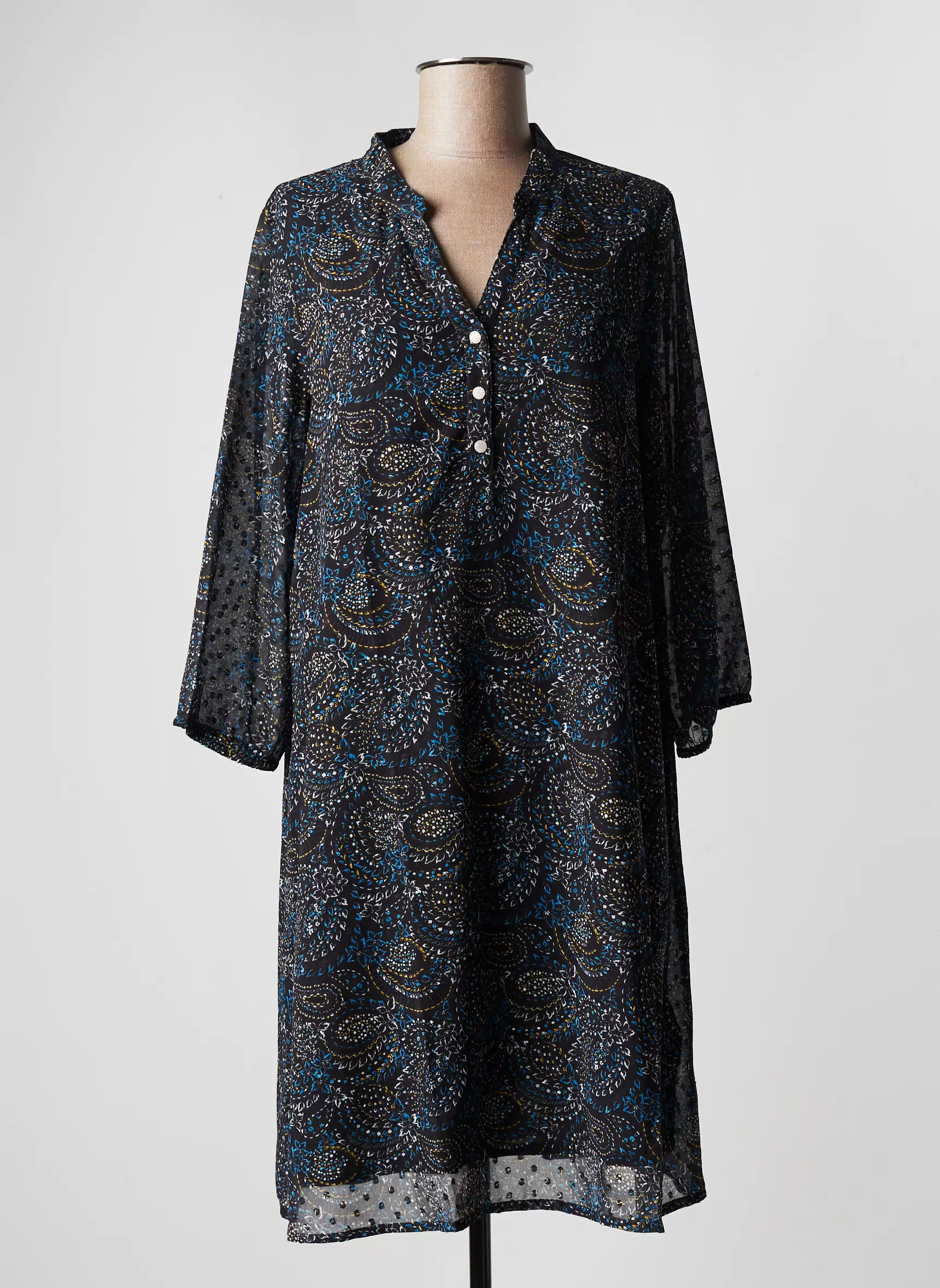 La Fiancee Robes Mi Longues Femme couleur noir