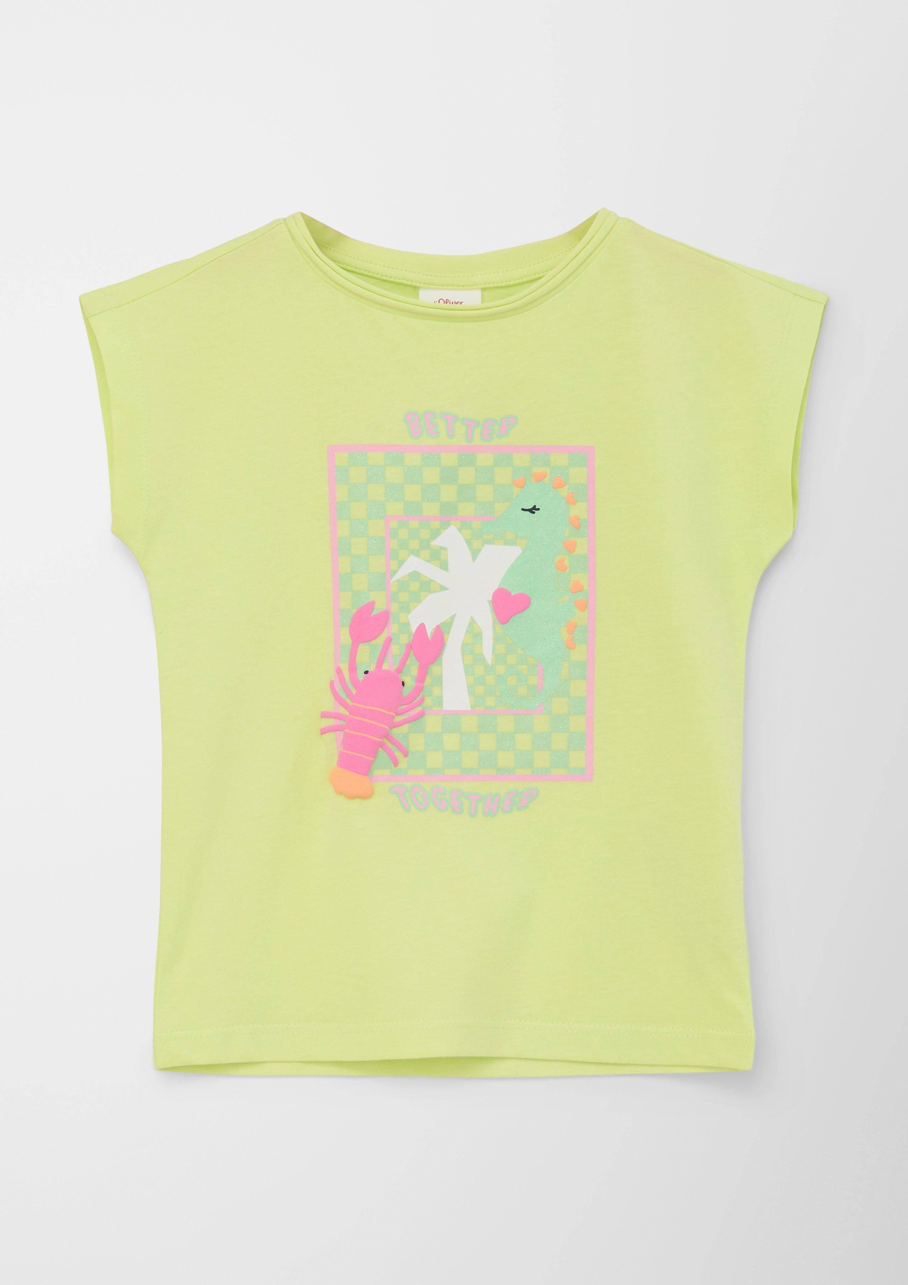 T-Shirt mit Frontprint  2130564-7016