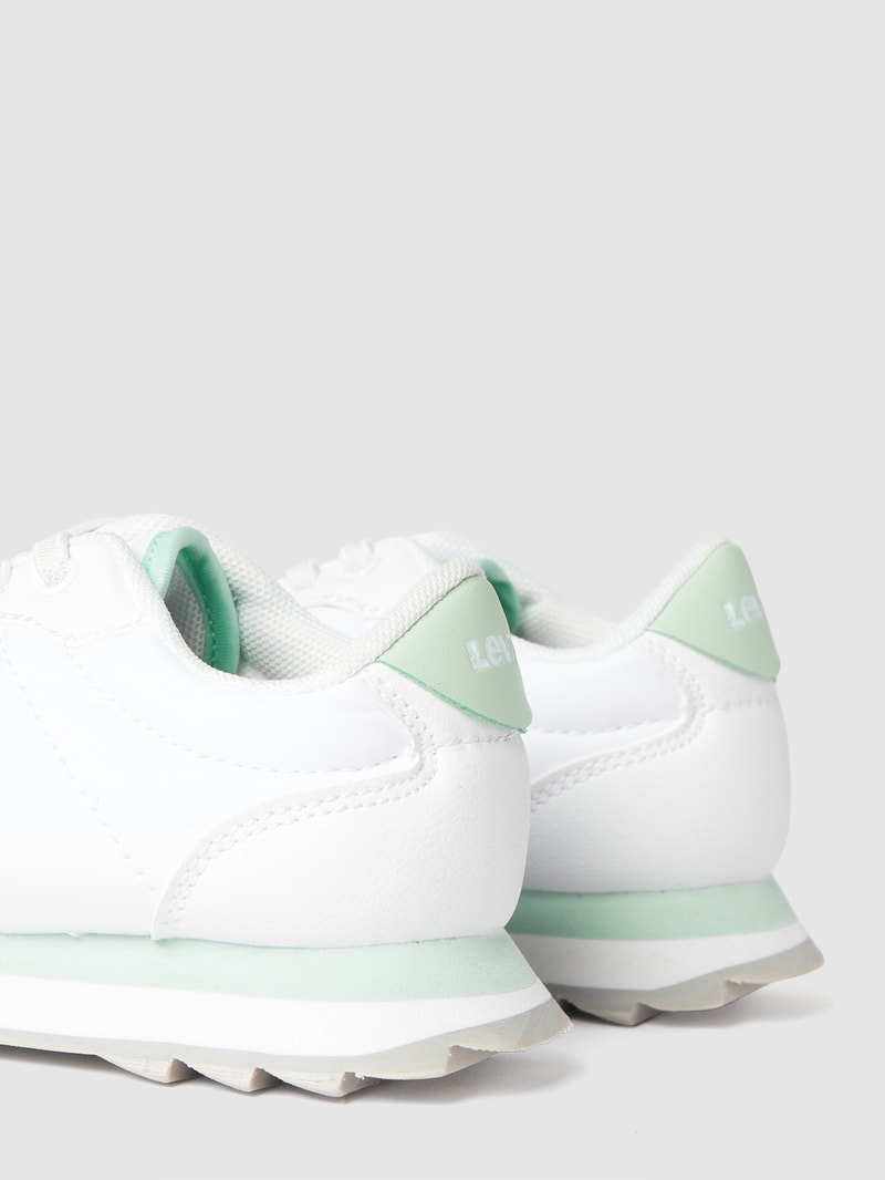 Sneaker mit Label-Details Modell 'ALEX' in weiß
