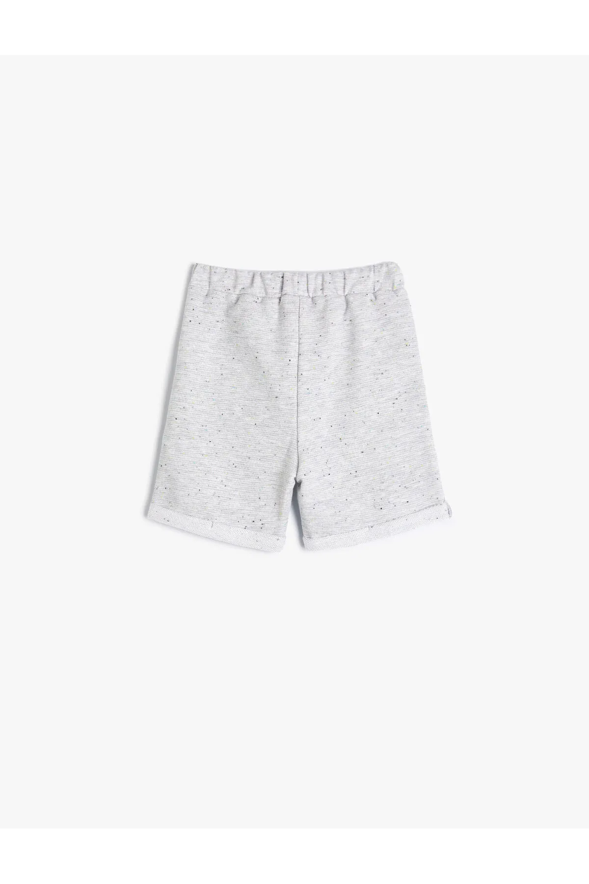 Koton  Shorts mit Kängurutasche, Bindegürtel und Stickerei-Detail aus Baumwolle