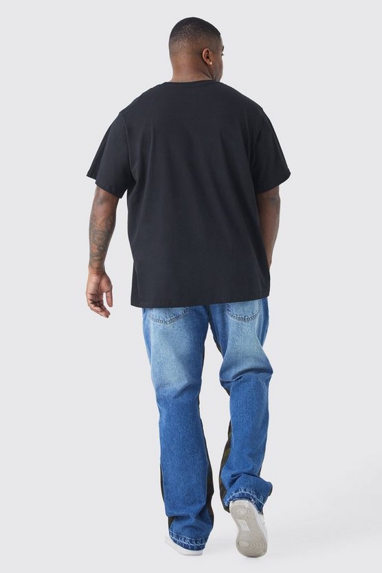 Plus T-Shirt mit lizenziertem Korn Print
