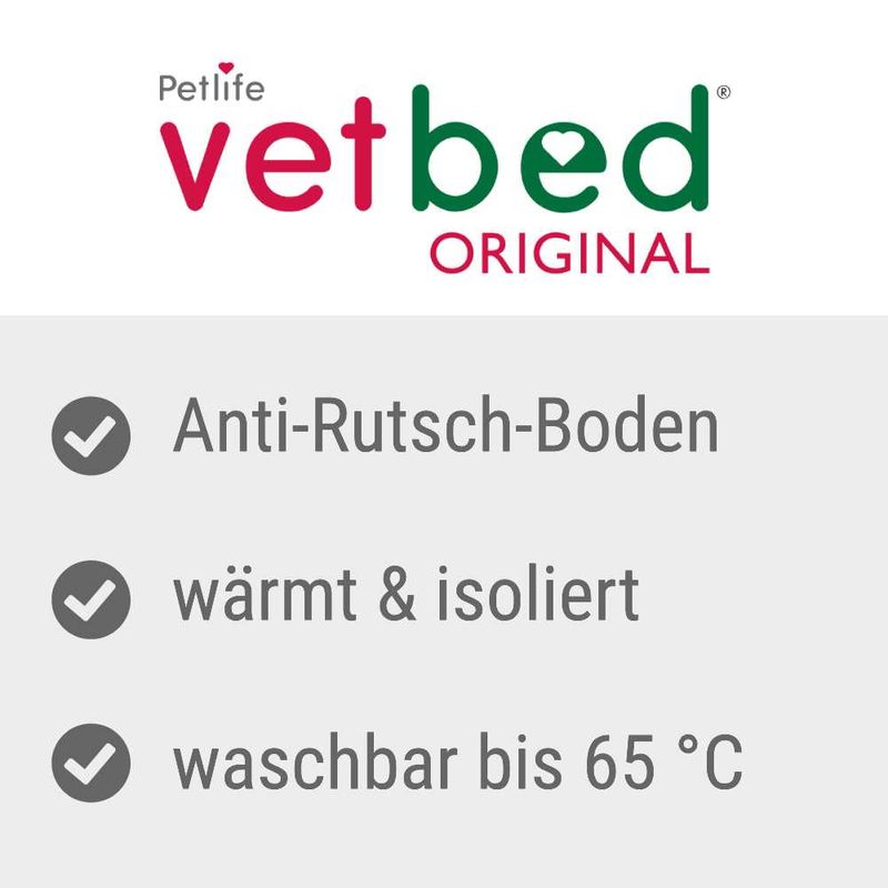 Vetbed Isobed SL Haustierdecke Wave, creme/braun