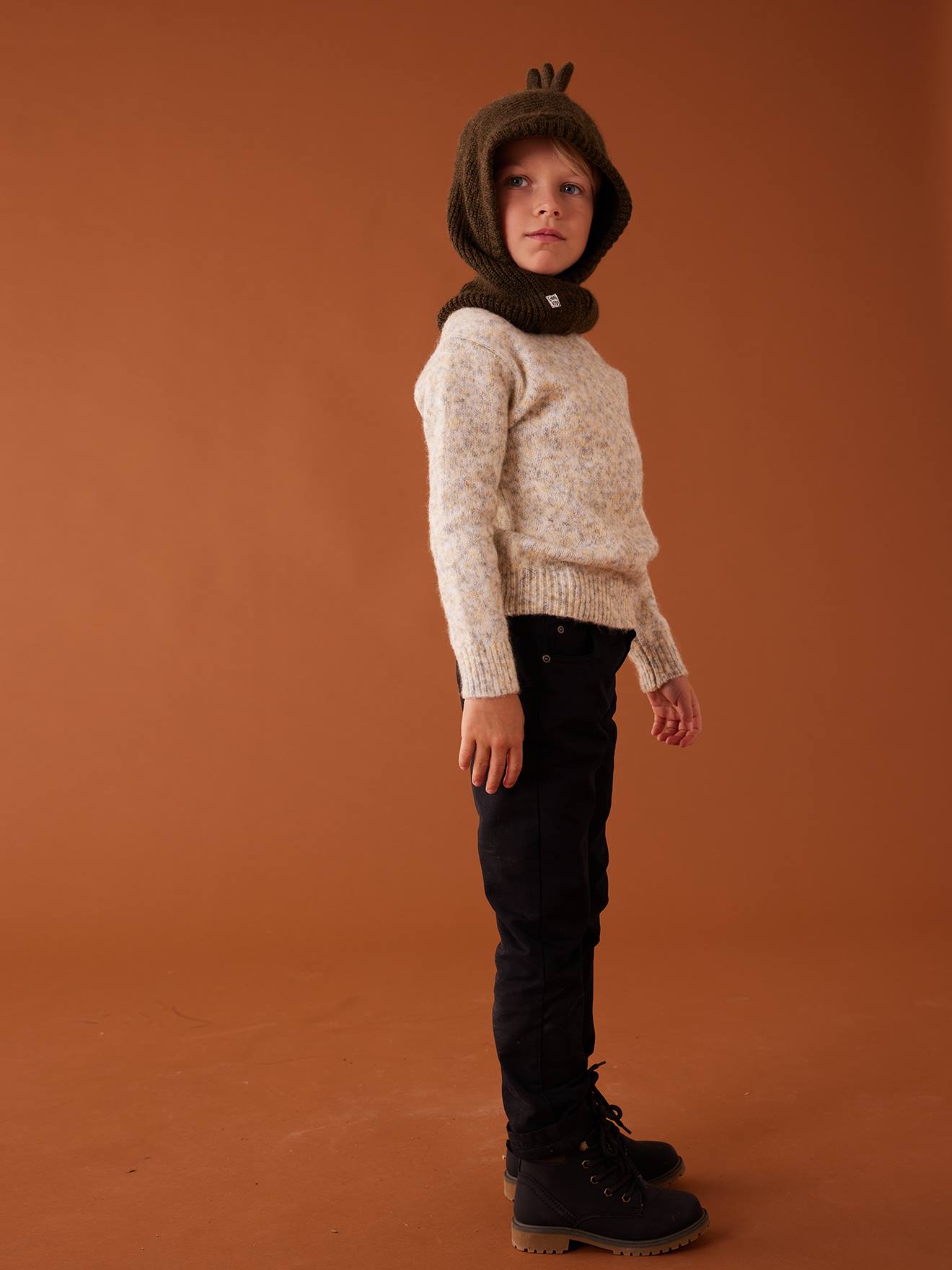 Vertbaudet Flauschiger Jungen Pullover - mehrfarbig