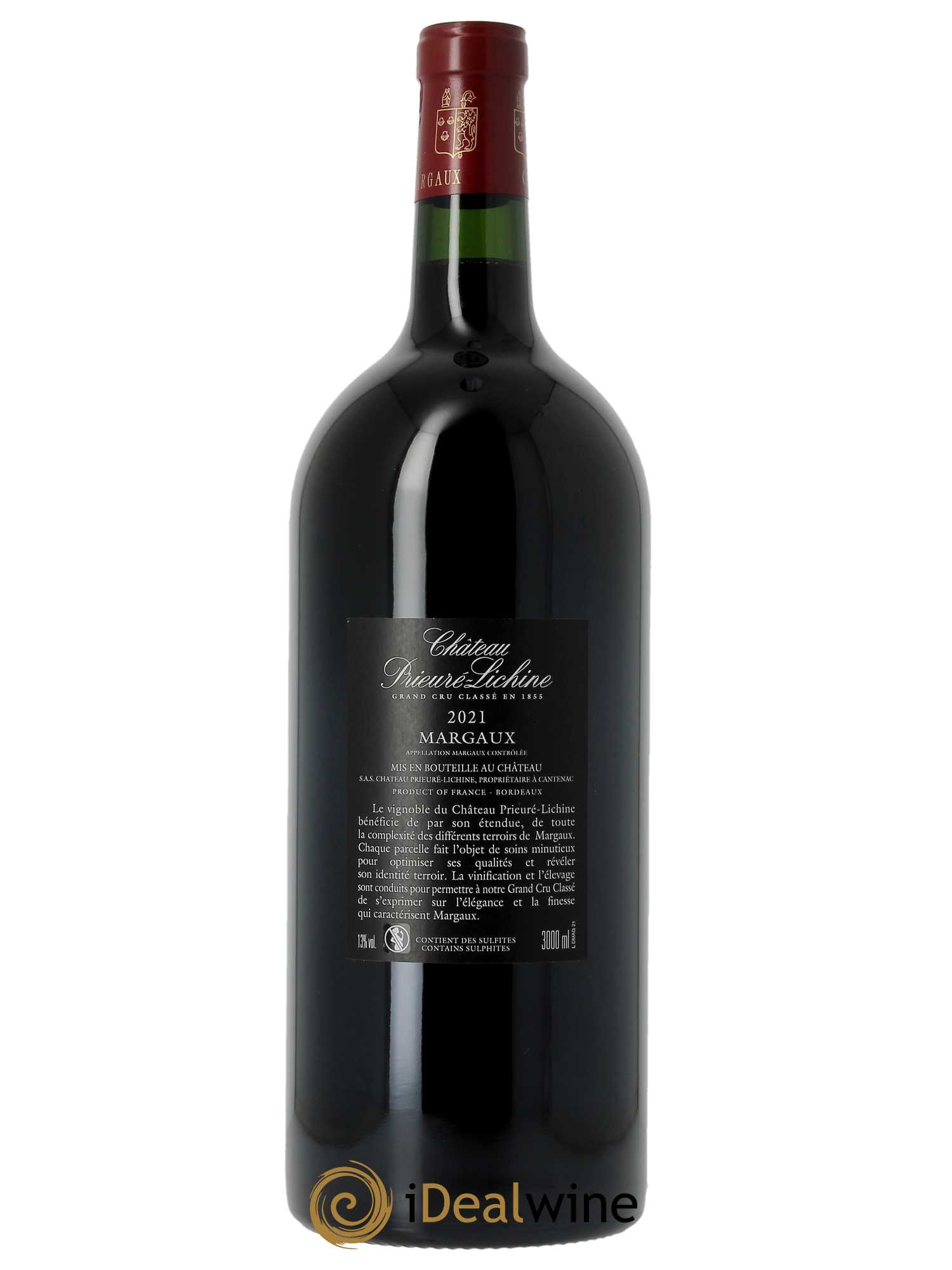 Château Prieuré Lichine 4ème Grand Cru Classé  2021 - Lot de 1 Double-magnum