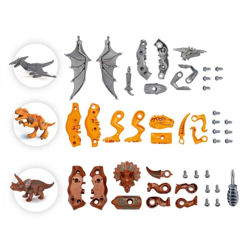 Jeu de construction dinosaures à assembler Buki