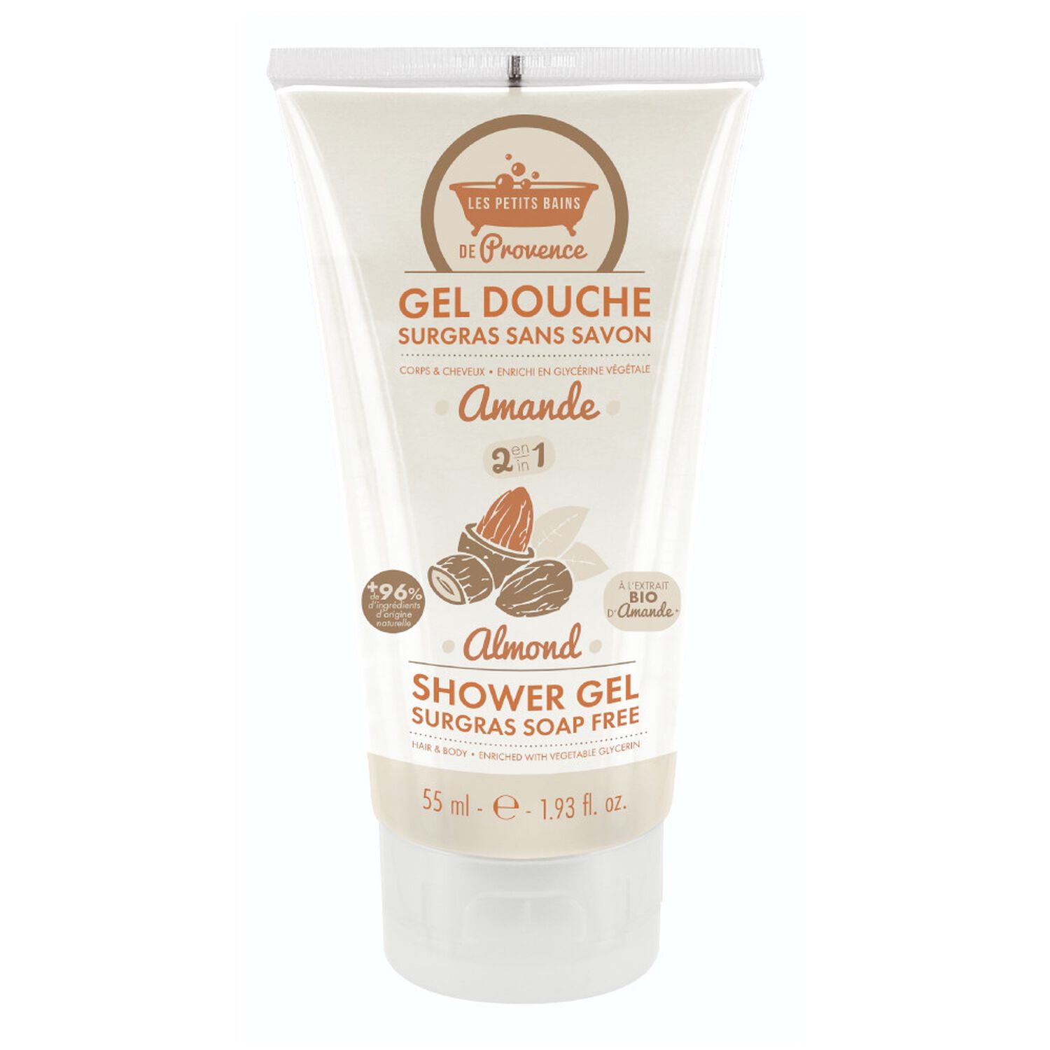 Les Petits Bains de Provence Amande Gel Douche 2en1