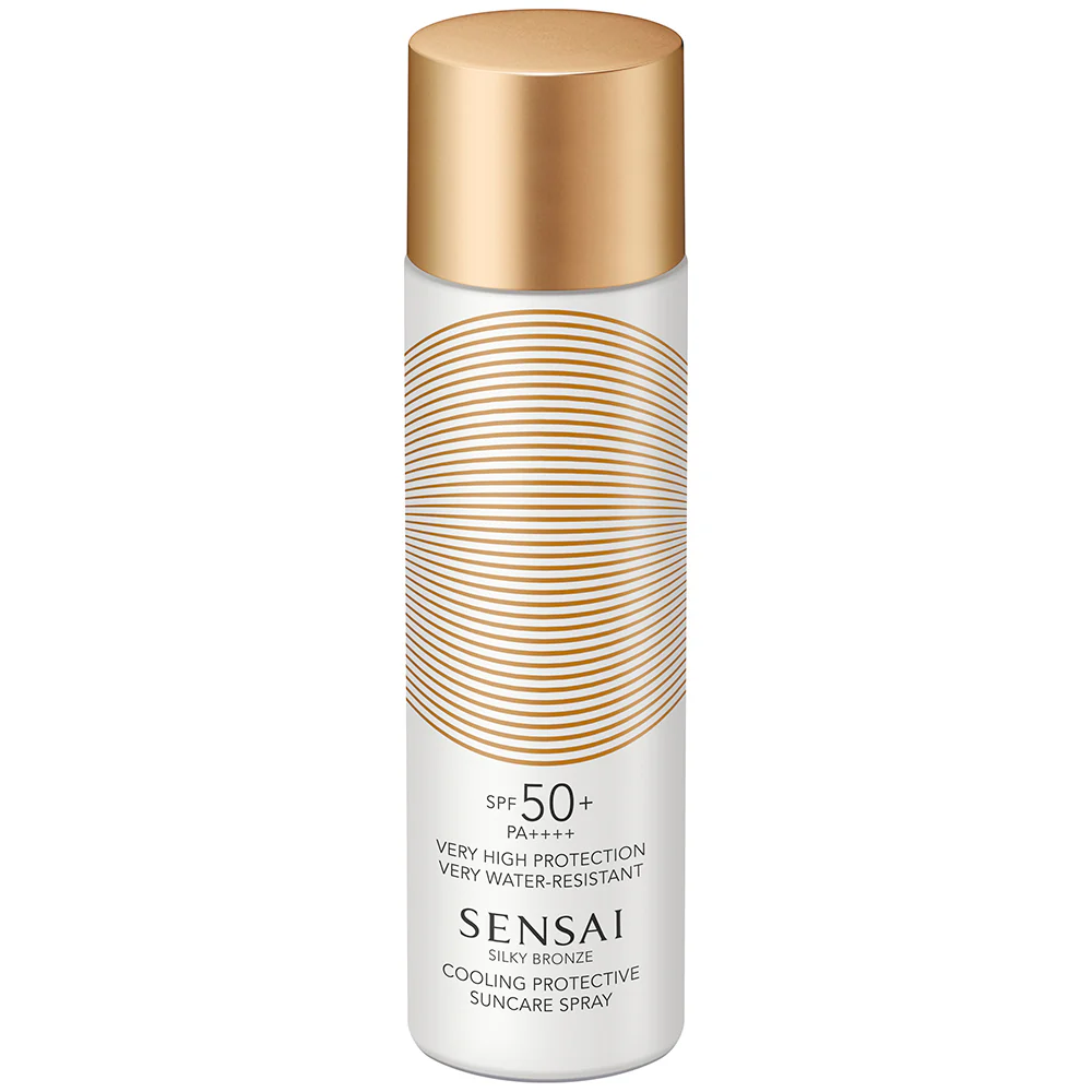 Spray solar răcoritor și protector Silky Bronze SPF50+ - Spray solar de corp cu protecție ridicată.