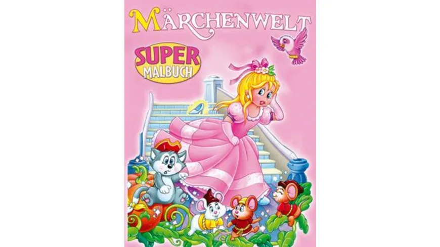 Super-Malbuch Märchenwelt