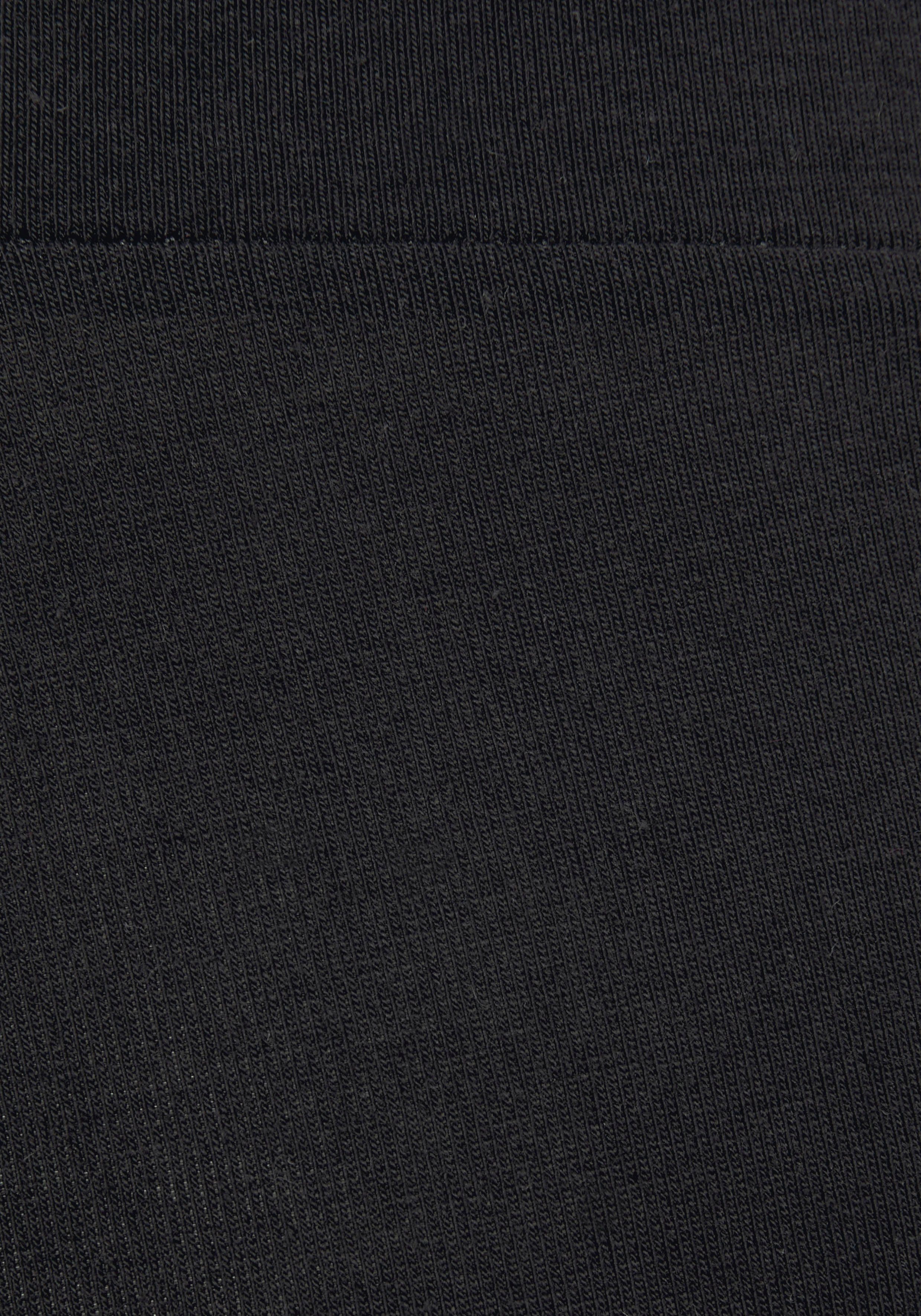LASCANA Shorts mit breitem Bündchen und Logodruck, Loungewear