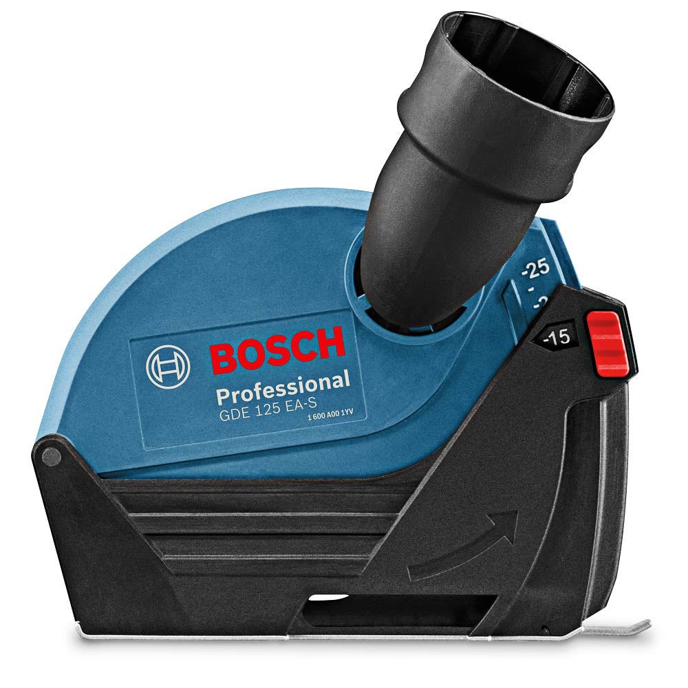 Protetor de corte BOSCH de 125 mm com extração de pó GDE125EAS