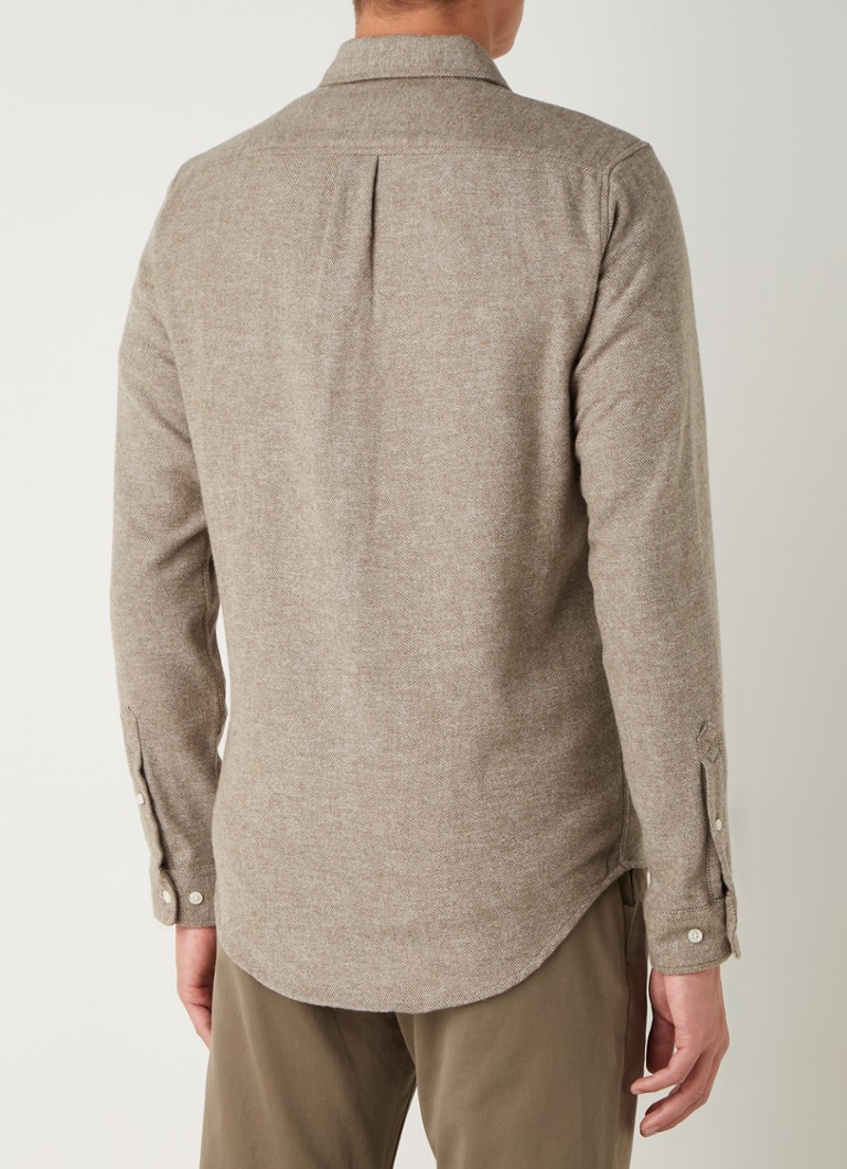 Camisa SAMSØE SAMSØE Liam de corte regular, feita de algodão orgânico.