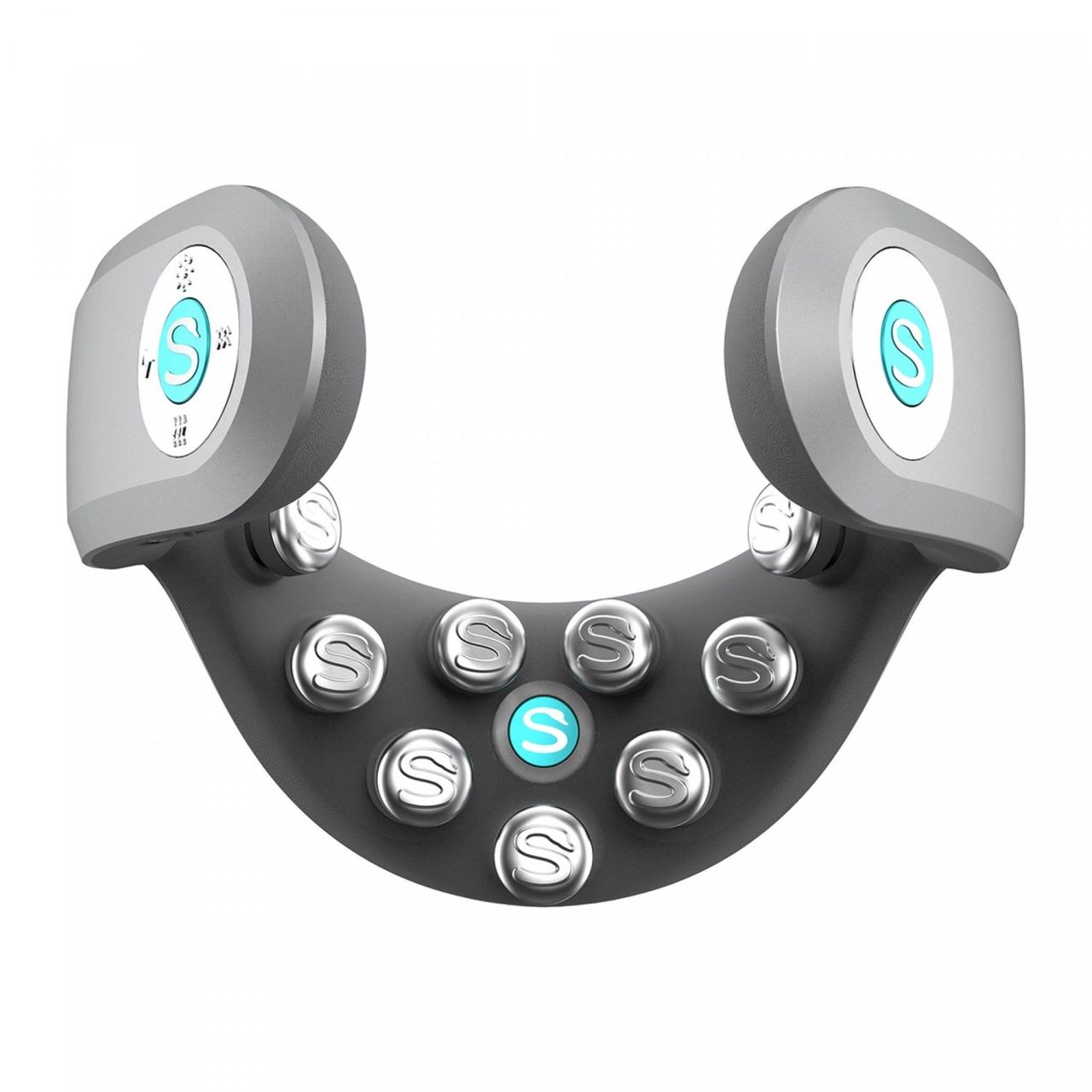 SKG K5 Pro Massagegerät, Elektrostimulator für den Nacken mit Kompresse – Weiß