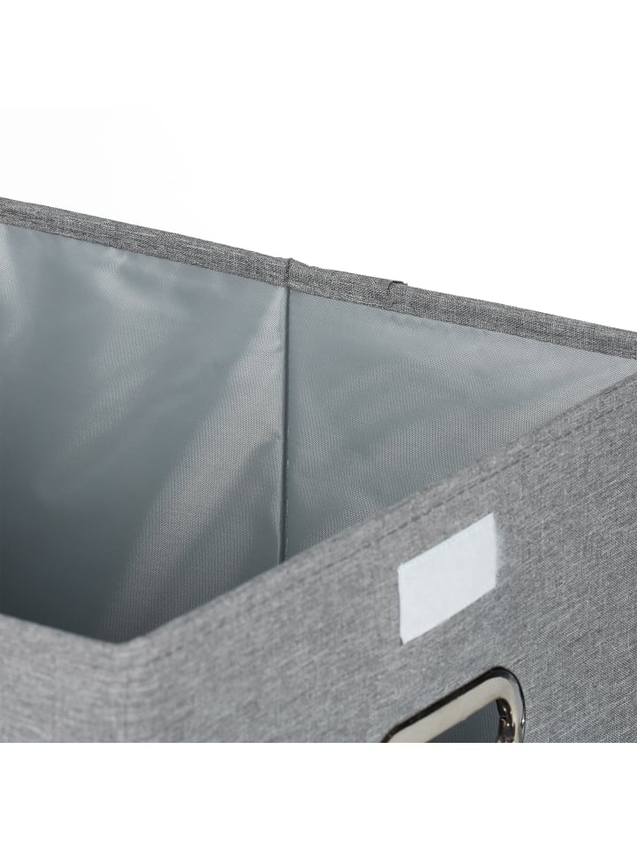 relaxdays 2x Wäschekorb in Grau - 62 l günstig kaufen onesize