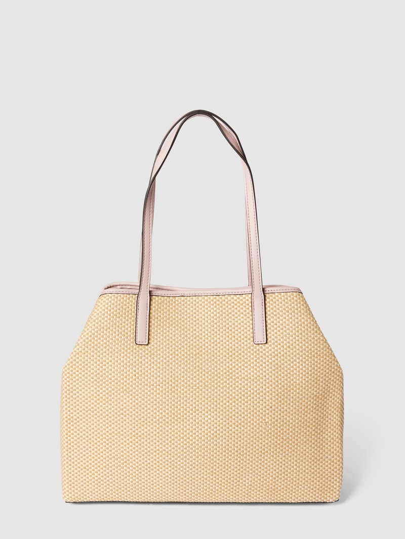 Shopper in Flecht-Optik Modell 'VIKKY LARGE TOTE' in rosé