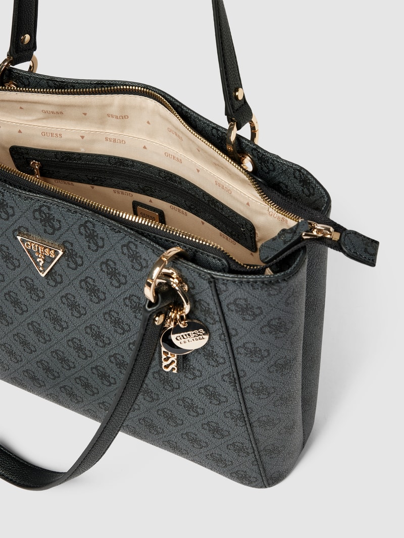 Shopper mit Label-Detail Modell 'NOELLE' in graphit