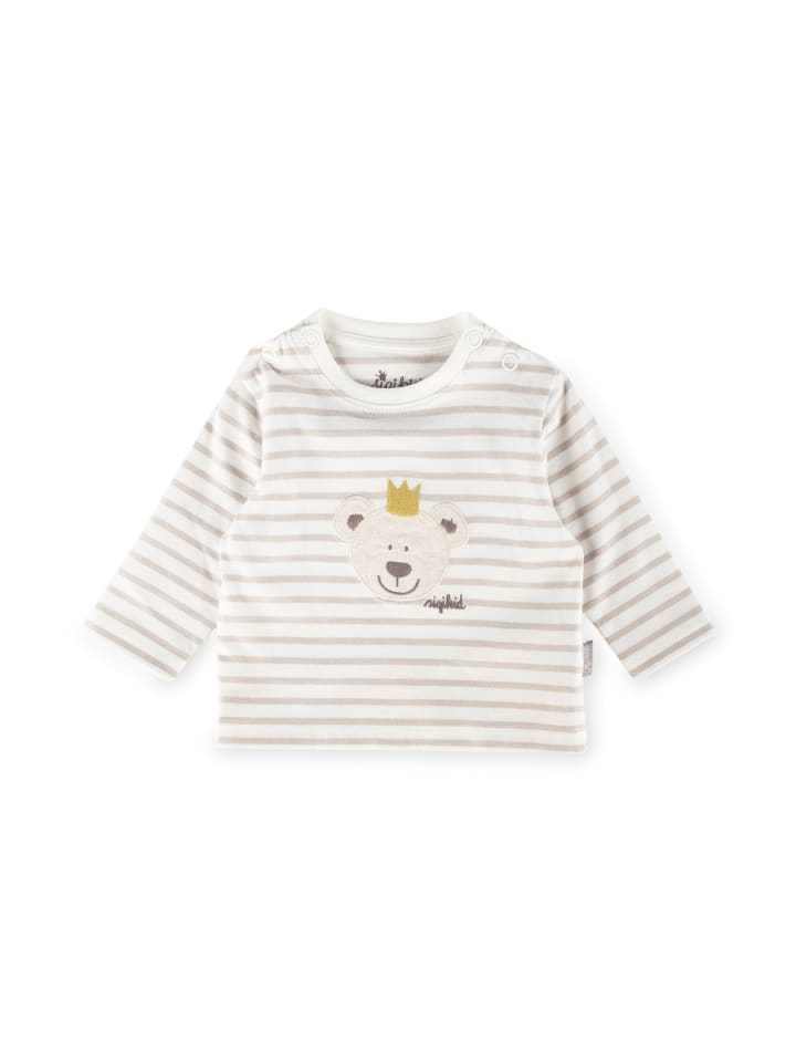 Sigikid Langarmshirt Classic Baby in beige gestreift günstig kaufen