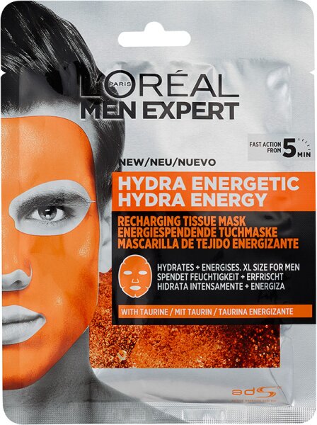 L'Oréal Paris Men Expert Hydra Energy Tuchmaske