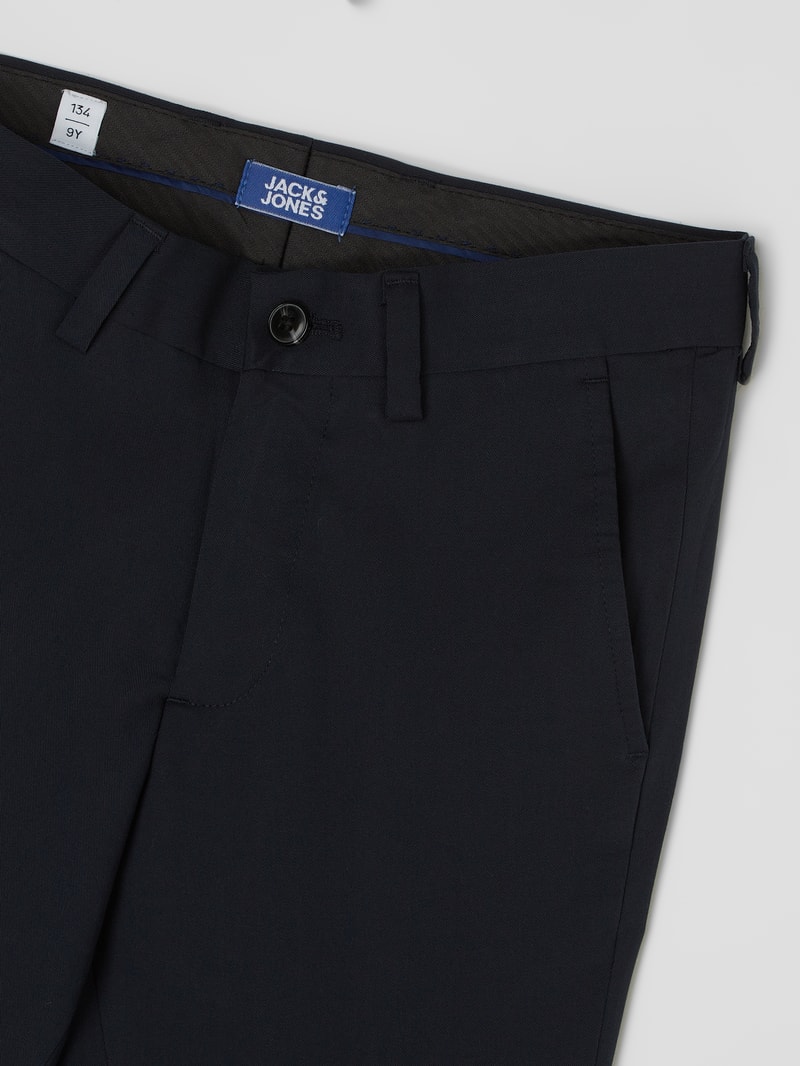 Hose mit französischen Eingrifftaschen in marineblau