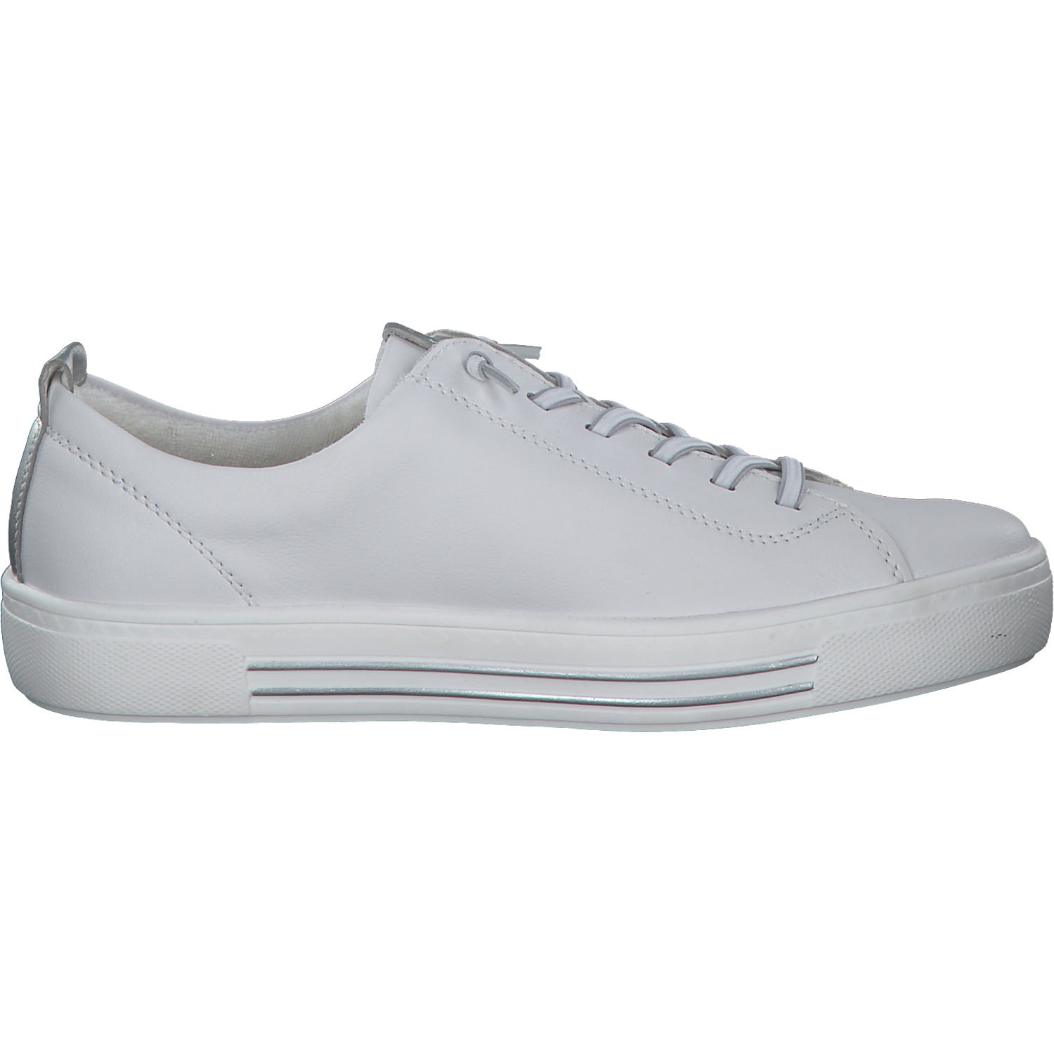 Remonte D0913, Schnürschuhe, Damen, weiss/silver