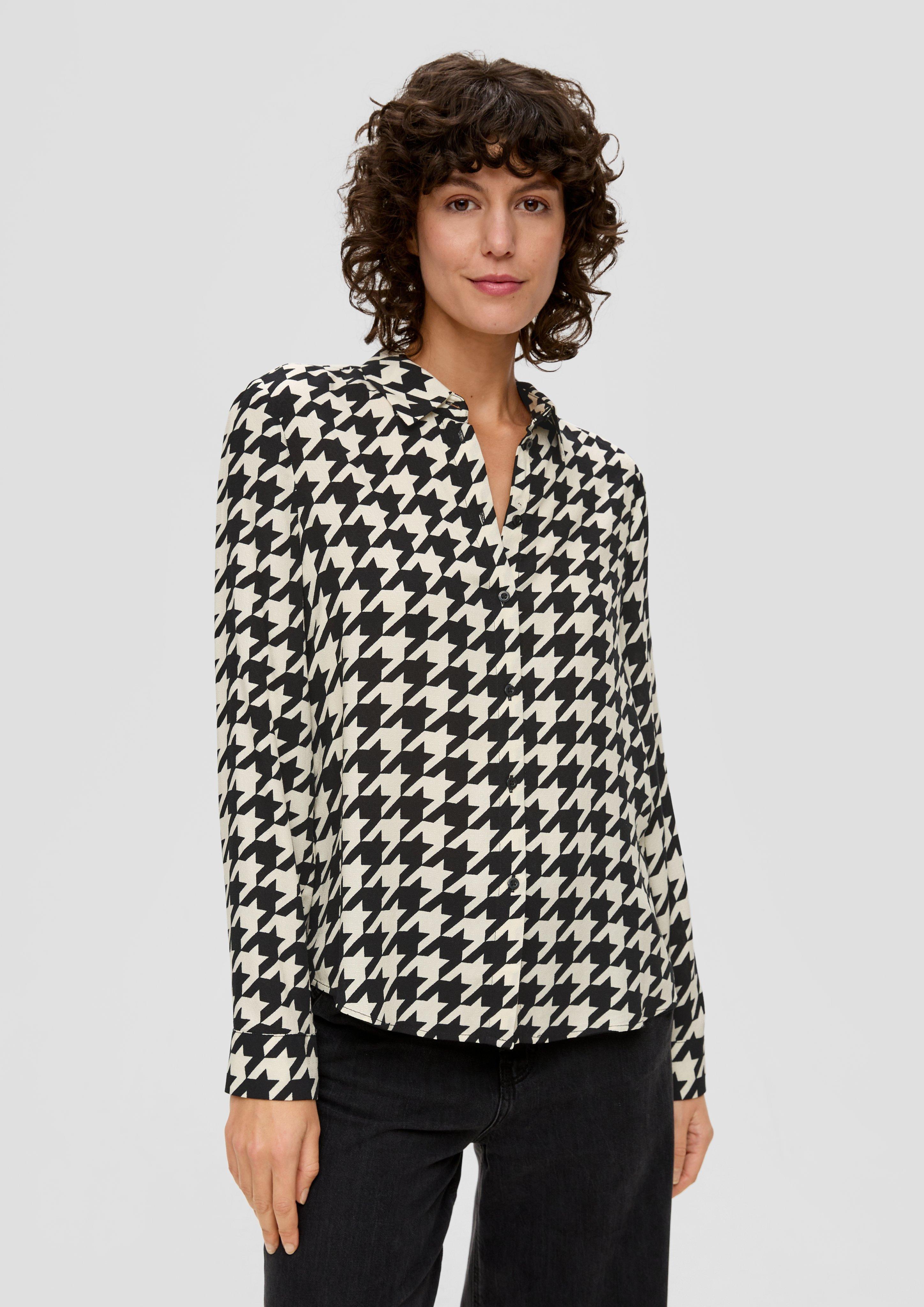 Bluse mit Allovermuster  2139059-99R3