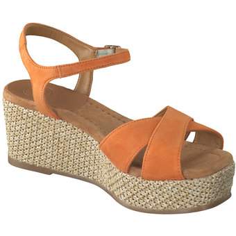 Unisa Plateau Sandale Clementine in orange