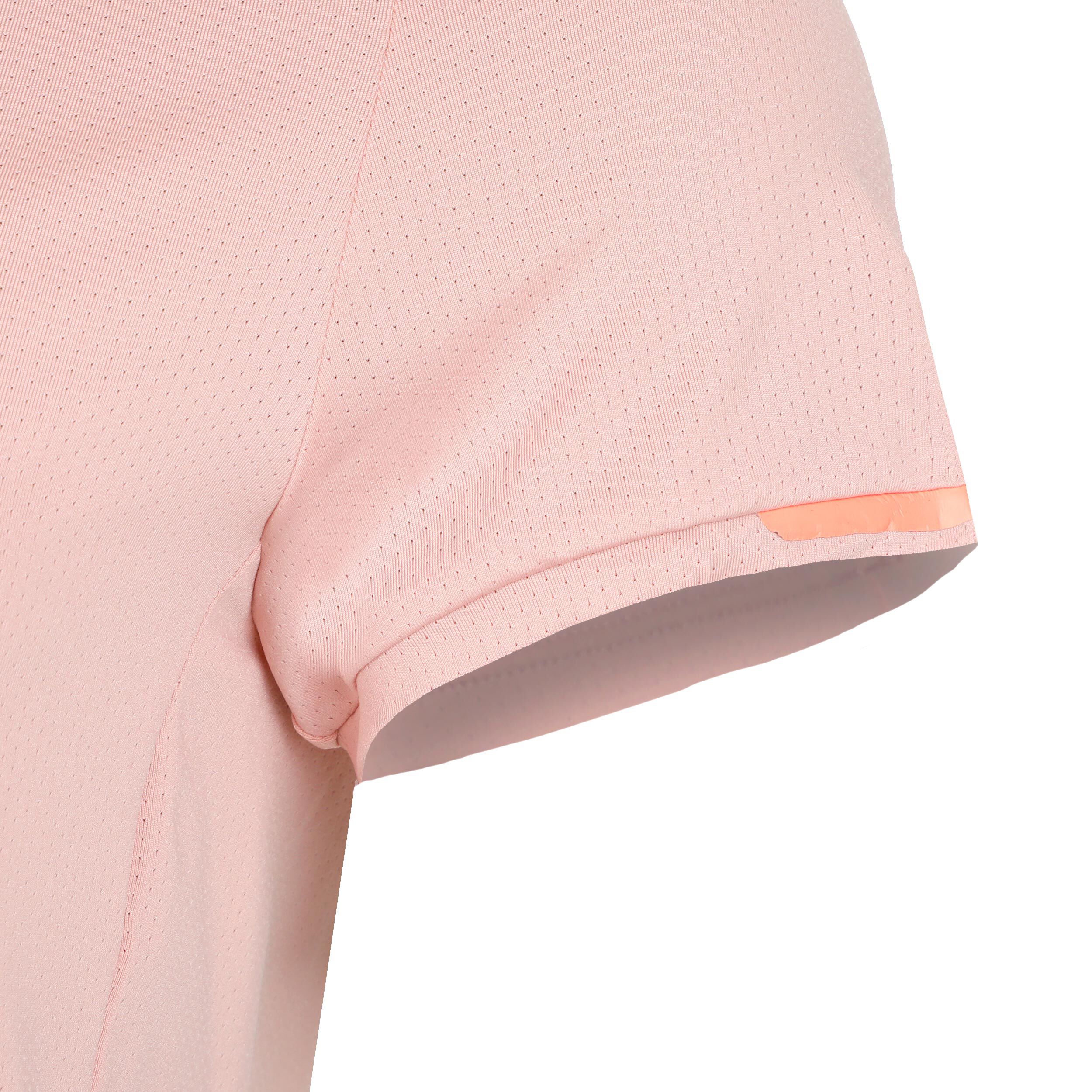 Retriever V-Neck T-Shirt Damen - Altrosa