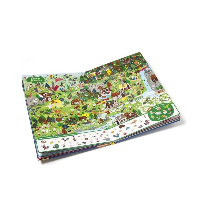 Livre Cherche et trouve géant au pays de contes - Auzou