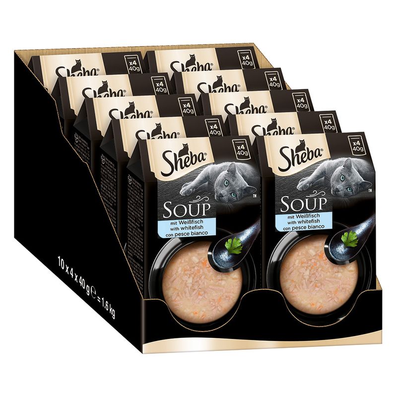 Sparpaket Sheba Classic Soup Frischebeutel 80 x 40 g | bitiba %