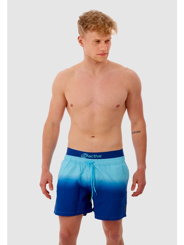 BECO the world of aquasports Badeshorts BEactive Swim Shorts in hellblau-dunkelblau günstig kaufen