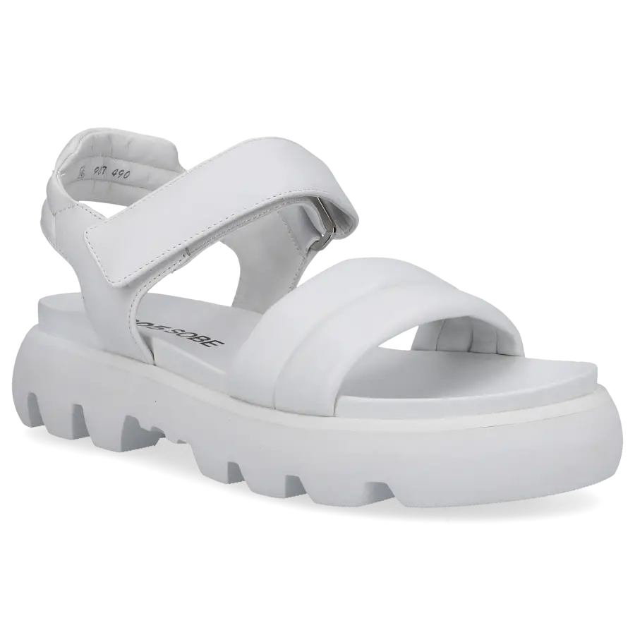 305 SOBE - Sandalen KRABI Kalbsleder - weiß