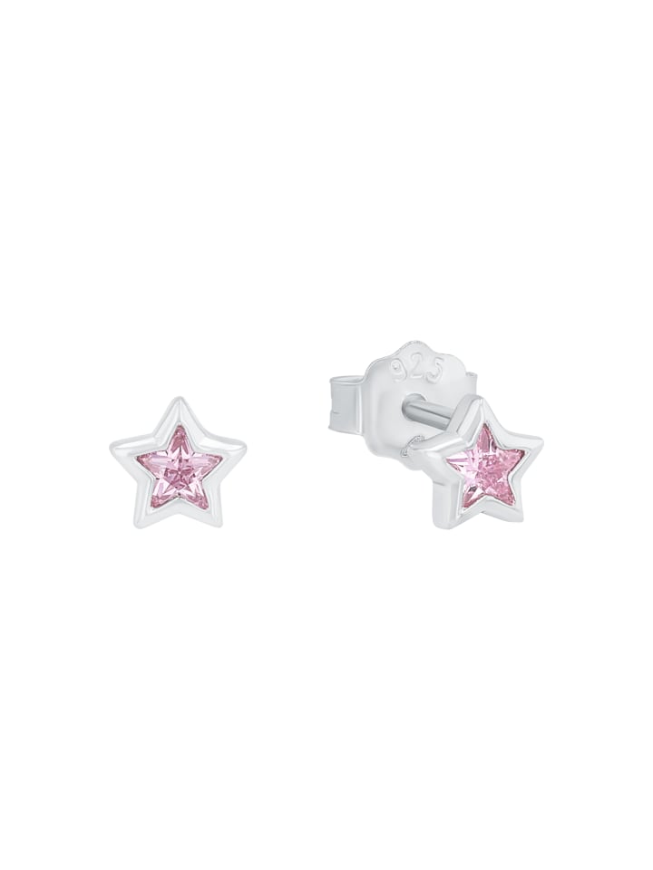 Prinzessin Lillifee Ohrstecker Silber 925, rhodiniert in Rosa günstig kaufen onesize