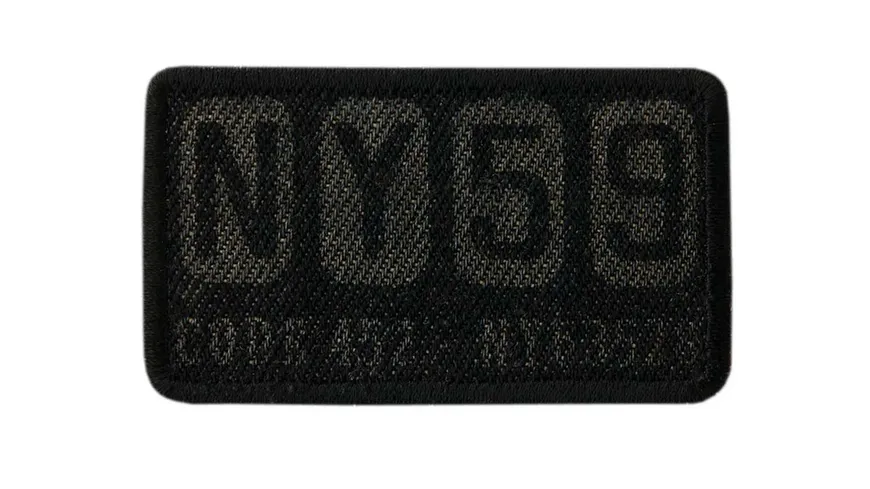 Mono Quick Bügelmotiv NY59 schwarz