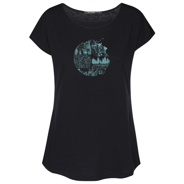 GreenBomb - Women's Nature Climb Circle (Cool) - T-Shirt