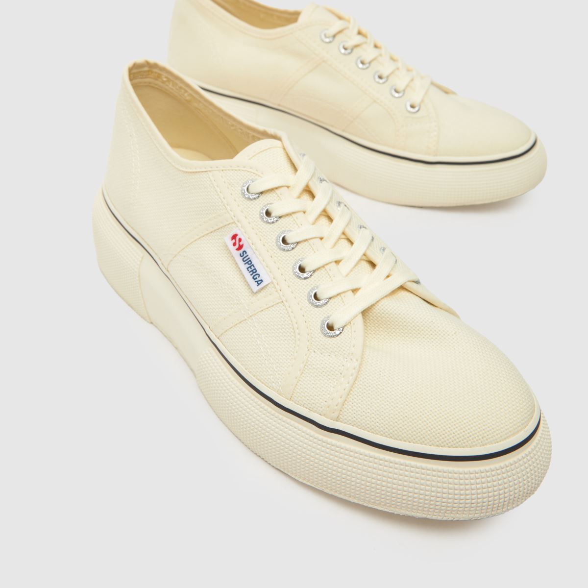 Superga 2750 buborékvonalú sportcipő bézs színben